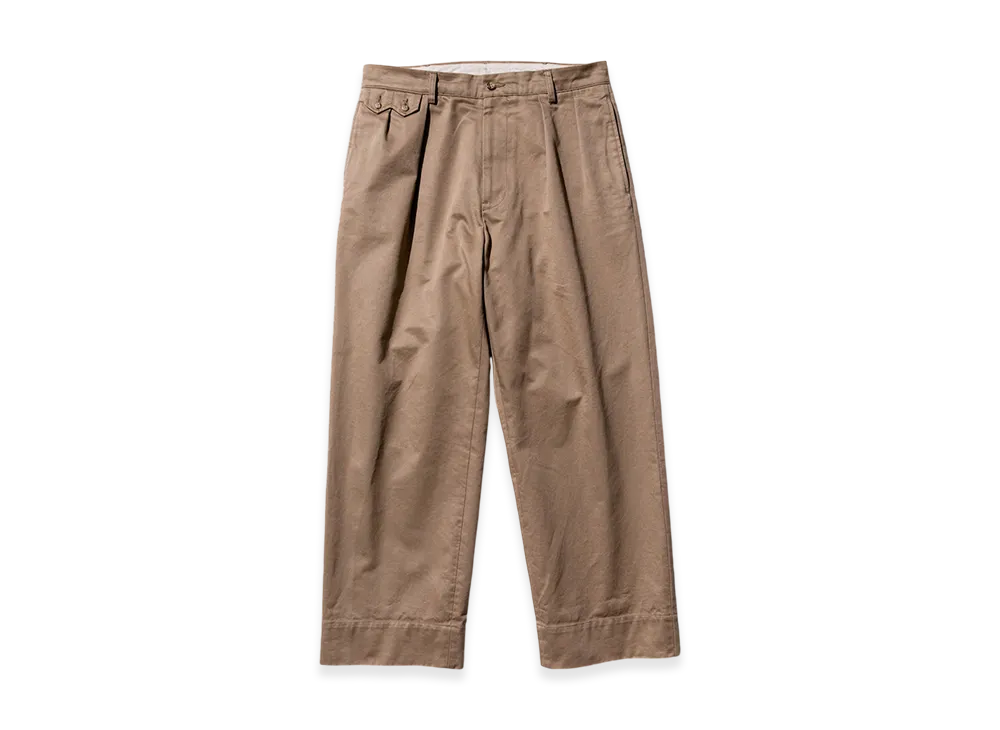 Unlikely Sawtooth Flap 2P Trousers "Beige"