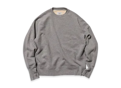 Unlikely Split Raglan Sleeve Crew "Top Gray"