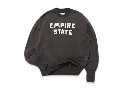 Unlikely Simple Sweat Crew EMPIRE STATE "Faded Black"