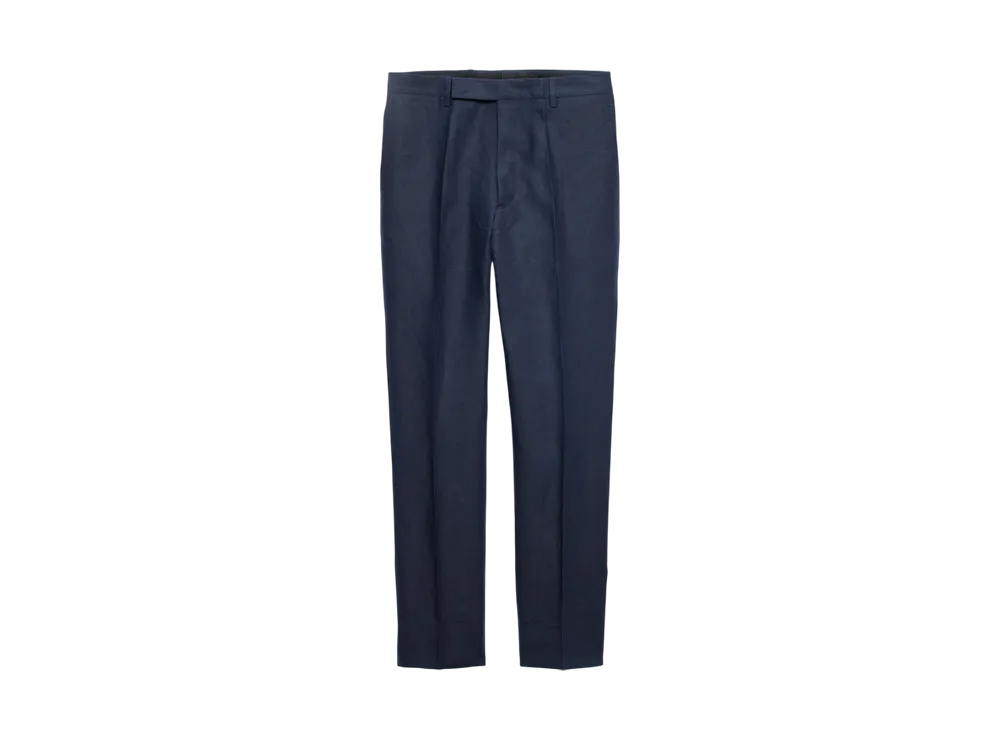 PRADA Men's Tailored Linen Pants "Navy"