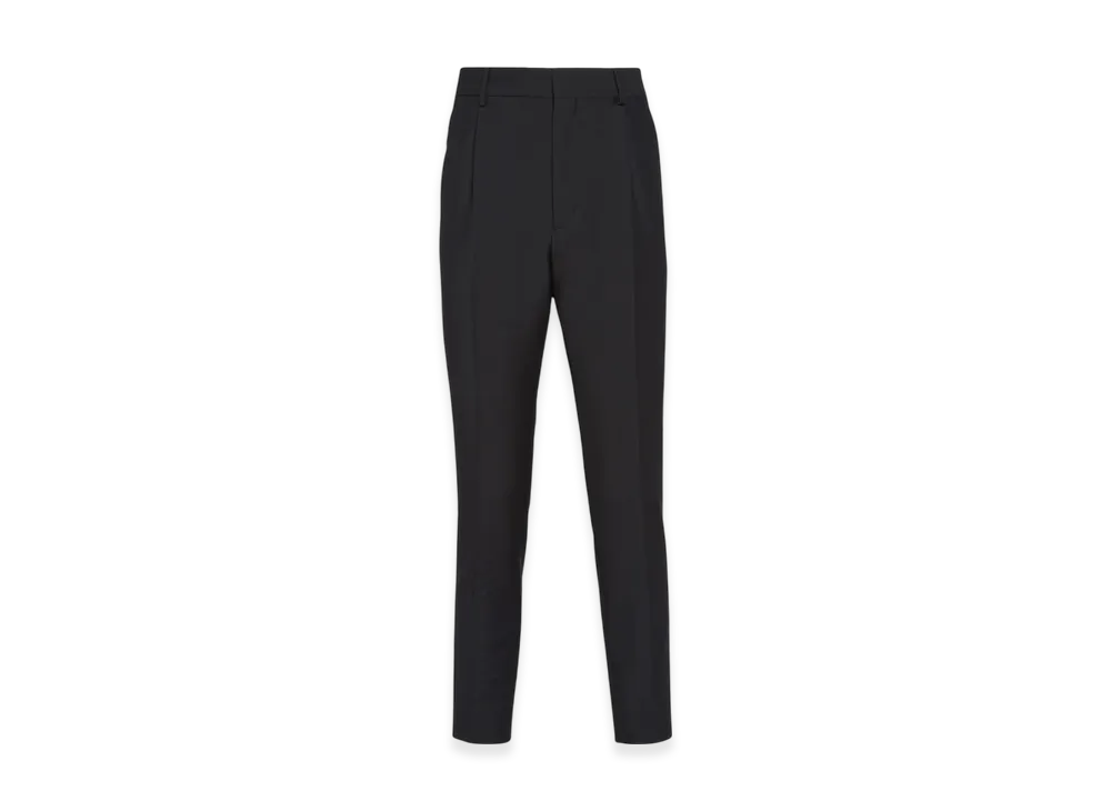 PRADA Mohair Wool Pants "Black"