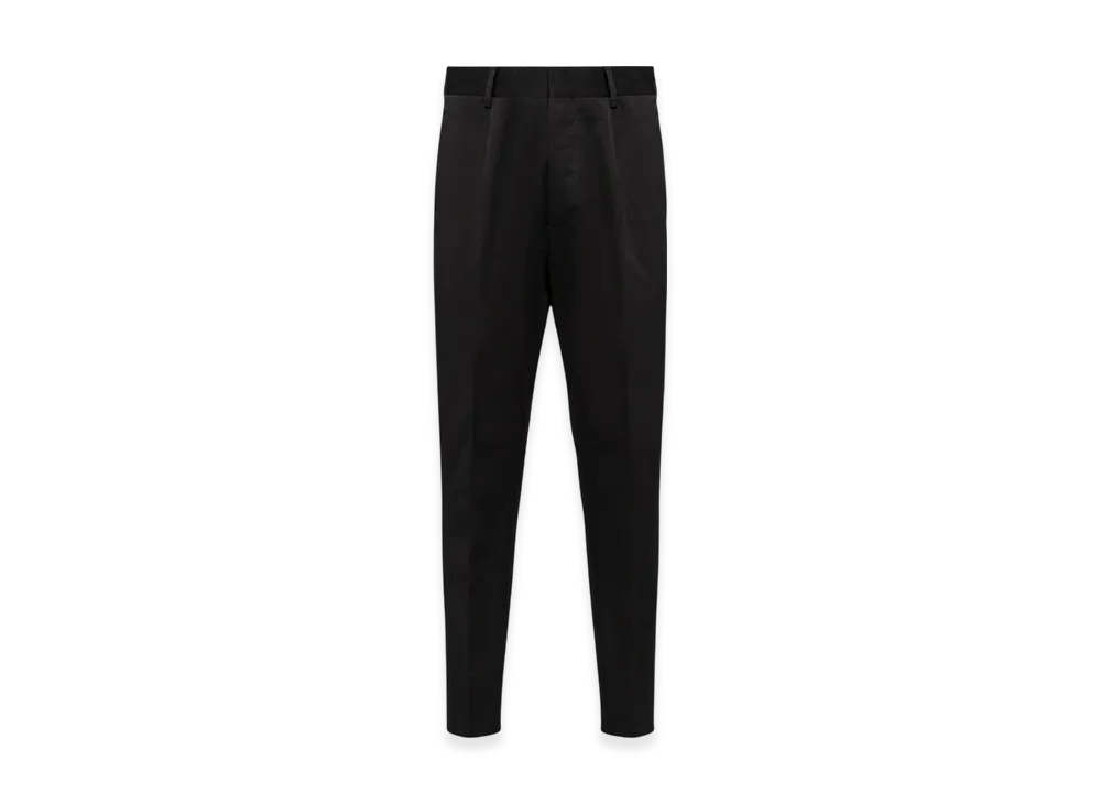 PRADA Cotton Gabardine Pants "Black"