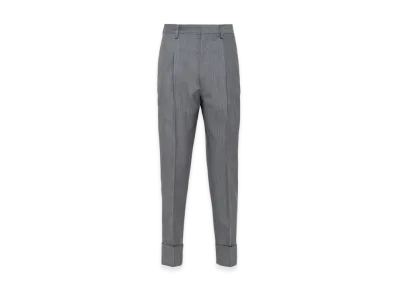 PRADA Mohair Wool Pants "Grey"