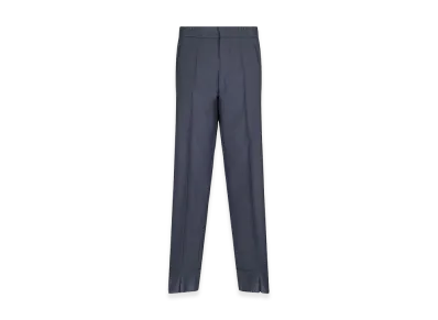 PRADA Blue Mohair Blend Pant "Light Blue"
