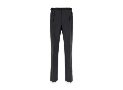 PRADA Charcoal Mohair Blend Pant "Grey"