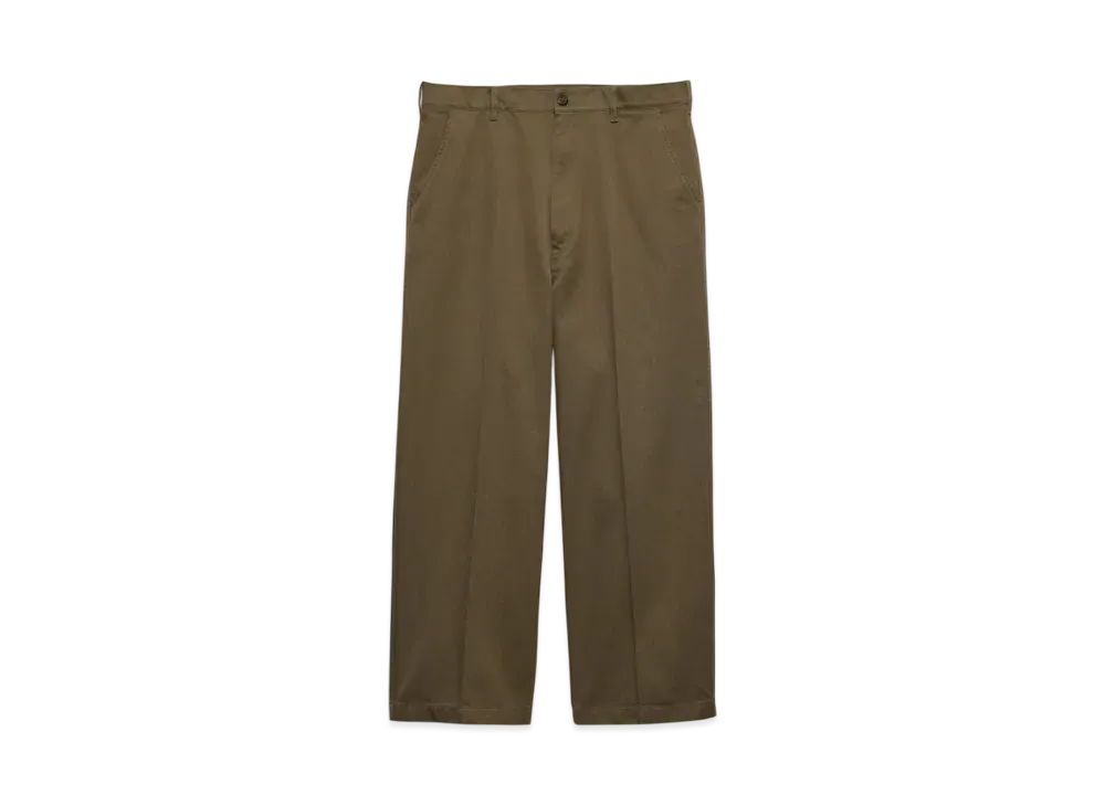 PRADA Men's Cotton Chino Pants "Salvia Green"
