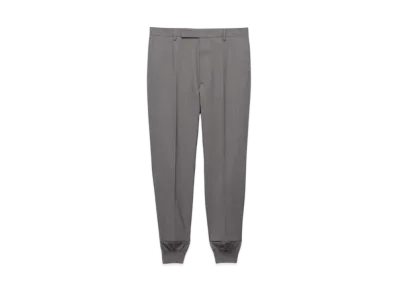 PRADA Men's Wool Joggers "Gray"