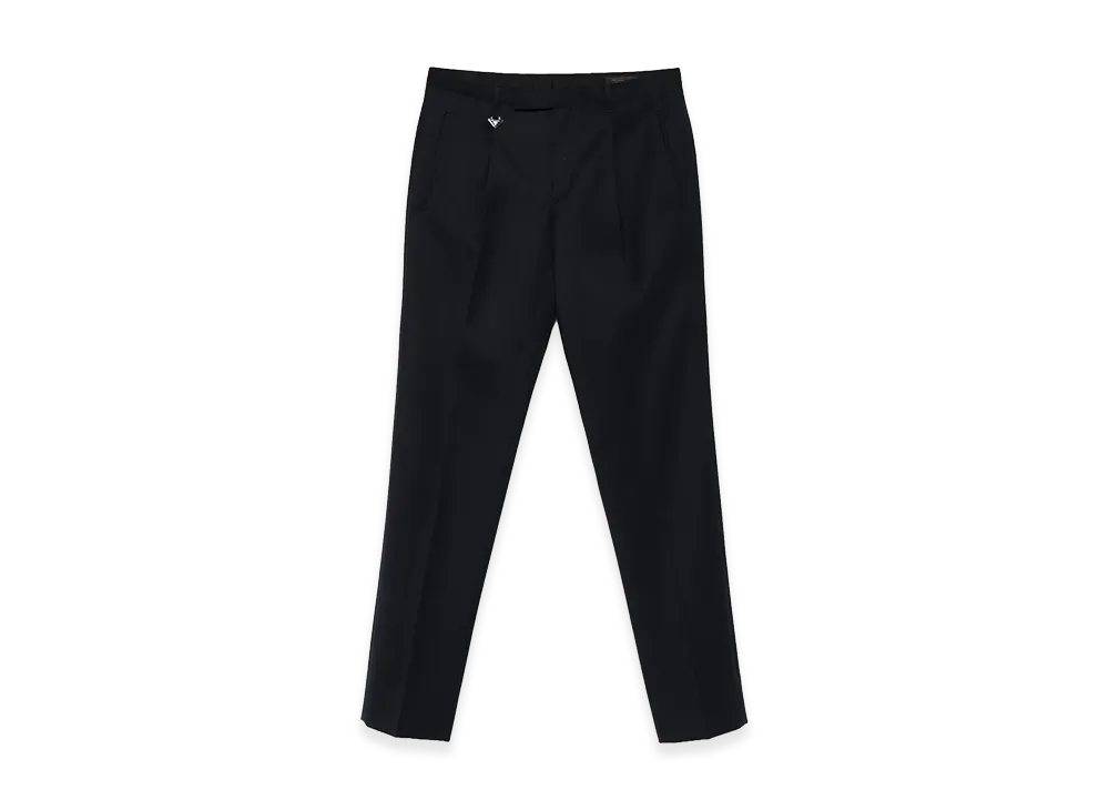 PRADA Tapered Leg Wool Trousers "Blue"