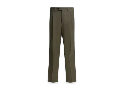 PRADA Wide-Leg Wool Pants "Green"