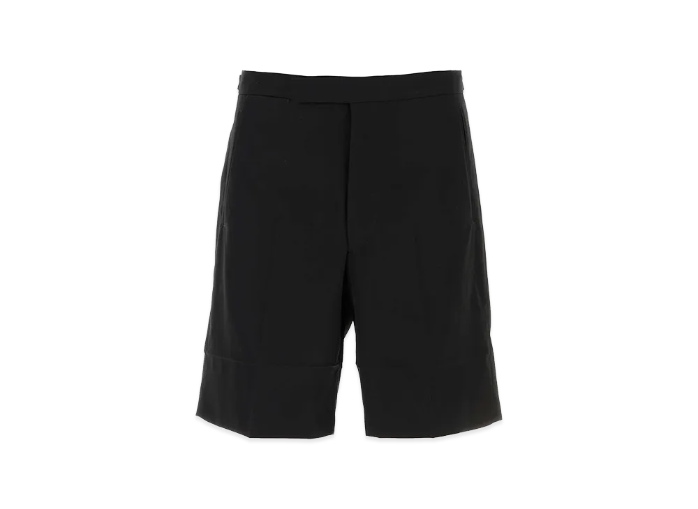 PRADA Cotton Bermuda Shorts "Black"