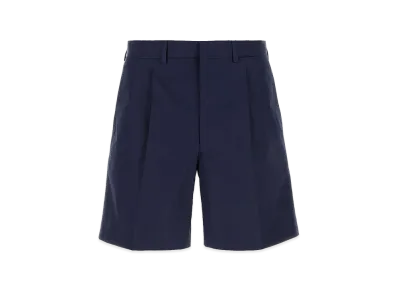 PRADA Poplin Bermuda Shorts "Blue"