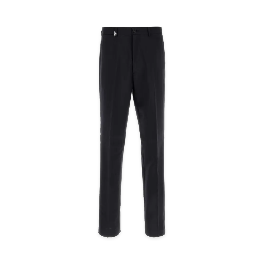 PRADA Wool Blend Pant "Navy Blue"
