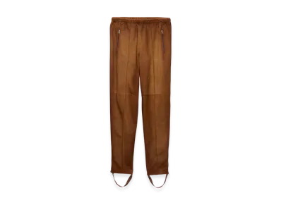 PRADA Suede Joggers "Cognac"