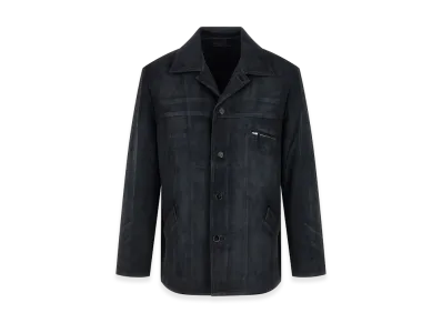 PRADA Suede Jacket "Dark Blue"