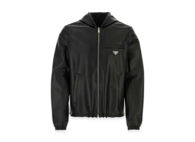PRADA Nappa Leather Reversible Jacket "Black"