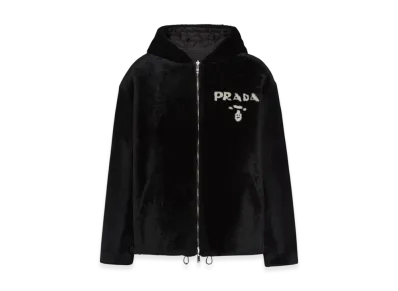 PRADA Reversible Shearling Jacket "Black/Black"