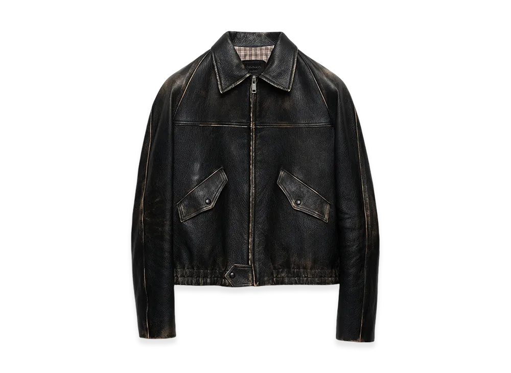 PRADA Nappa Leather Jacket "Black"