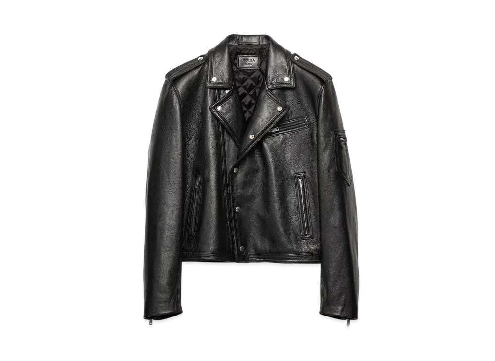PRADA Men's Leather Jacket "Black"