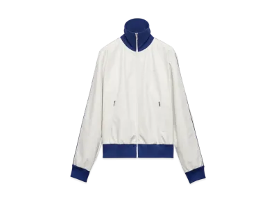 PRADA Men's Nappa Leather Blouson Jacket "White"