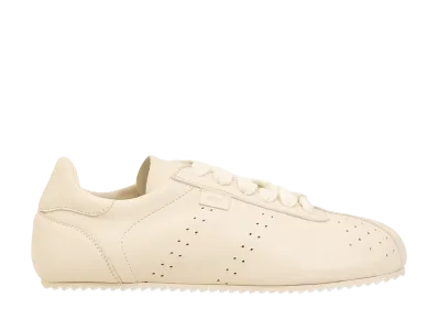 AMI PARIS Smooth Nappa Leather Soft Sneakers "Ivory"