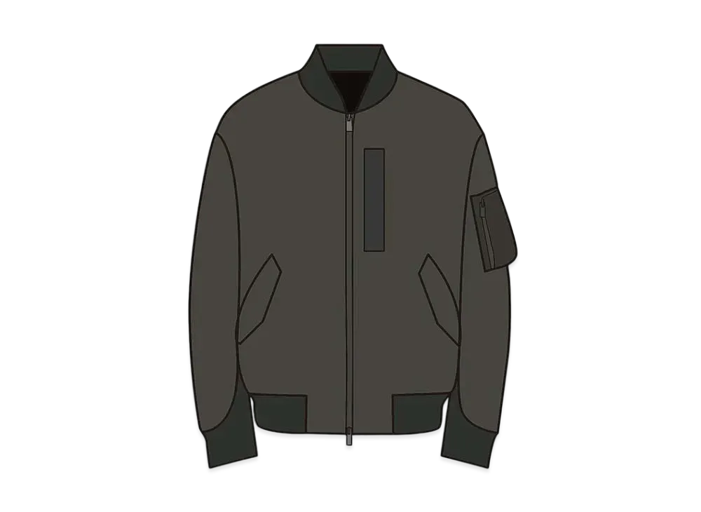 ユニクロ+J ハイブリッドダウンオーバーサイズMA-1ブルゾン グレー XL ユニクロ公式 | ハイブリッドダウンオーバーサイズMA-1ブルゾン