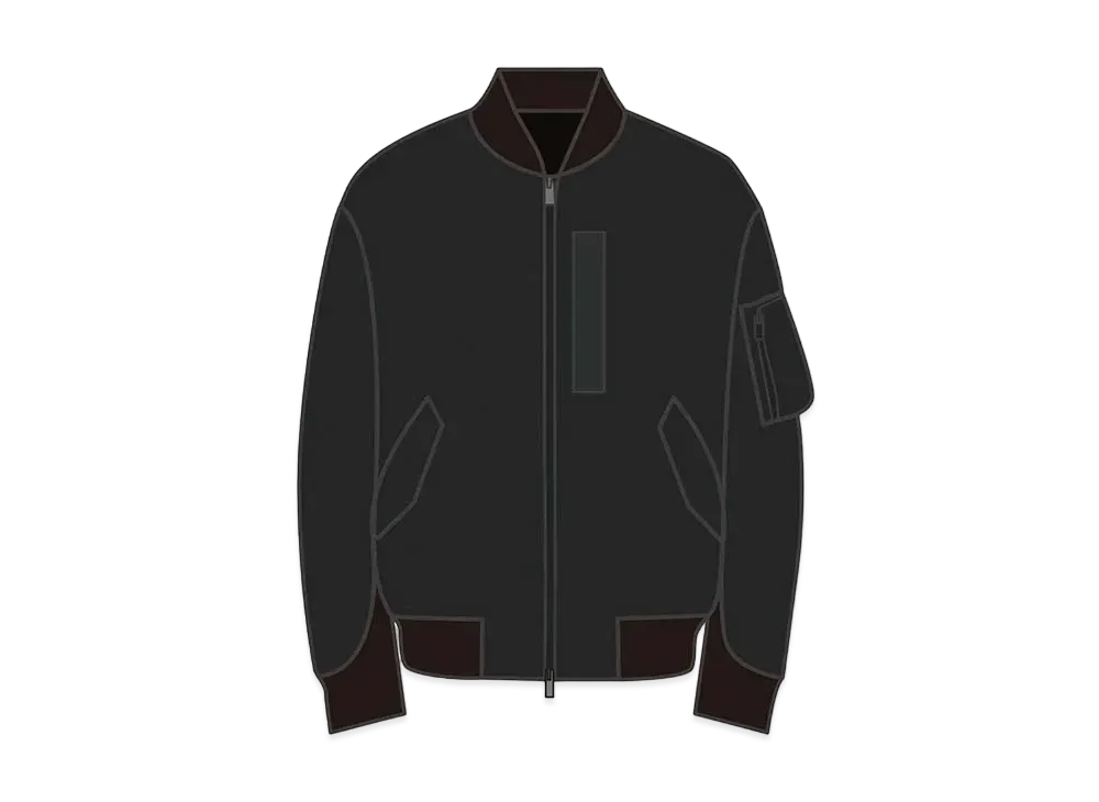 UNIQLO +J Hybrid Down OverSize MA-1 Blouson 445765 "Black"