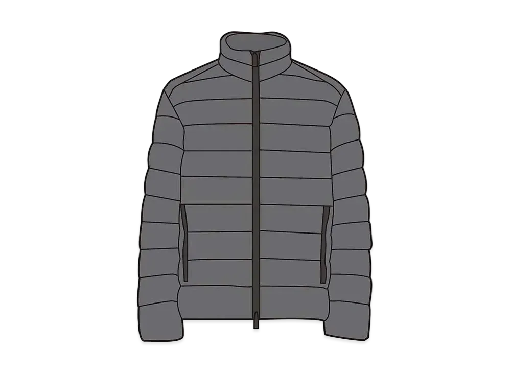 ユニクロ プラスジェイ ライト ダウン ジャケット 445766 "グレー"