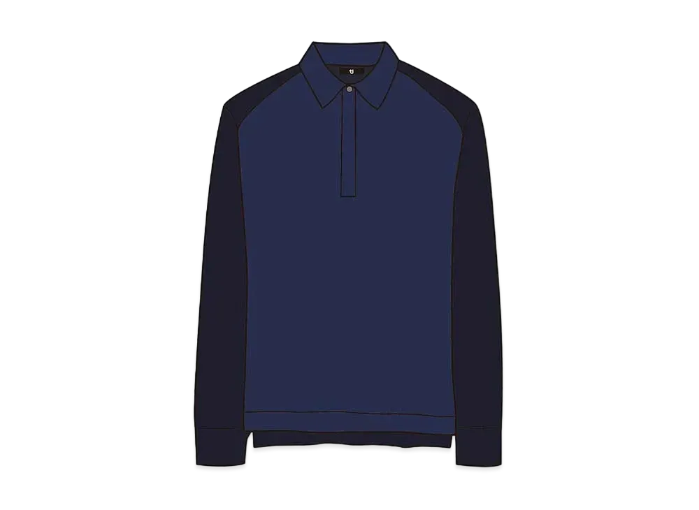 UNIQLO +J Merino Blend Knit Polo Shirt 447743 "Blue"