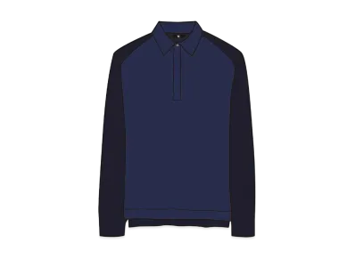 UNIQLO +J Merino Blend Knit Polo Shirt 447743 "Blue"