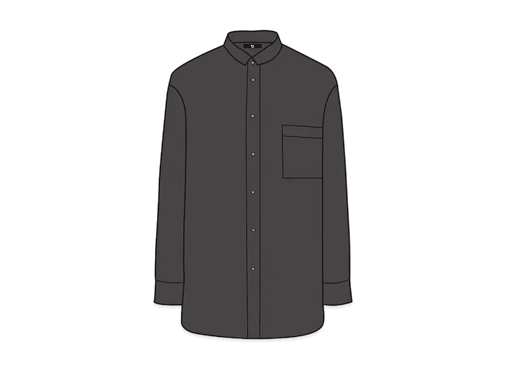 UNIQLO +J Supima Cotton Over Size Stand Color Shirt 446430 "Dark Grey"