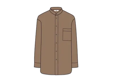 UNIQLO +J Supima Cotton Over Size Stand Color Shirt 446430 "Beige"