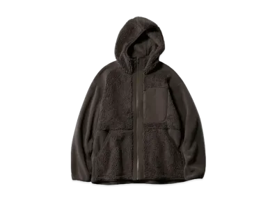 Uniqlo x White Mountaineering Fleece Full-Zip Parka "Dark Brown"