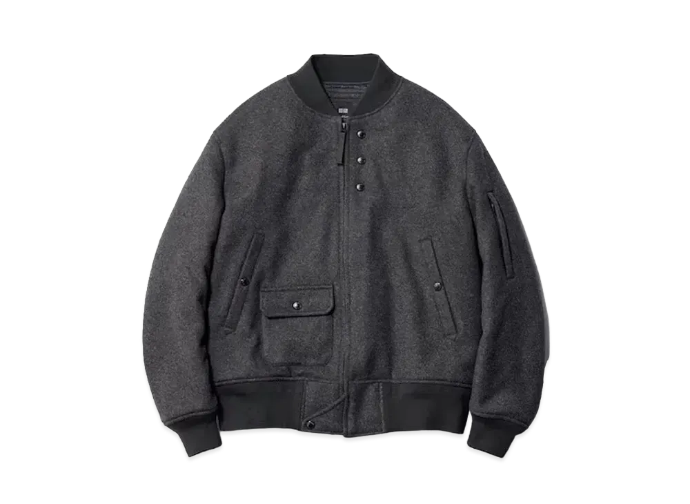 Uniqlo x Engineered Garments Pufftech Short Blouson (Heattech) "Dark Gray"