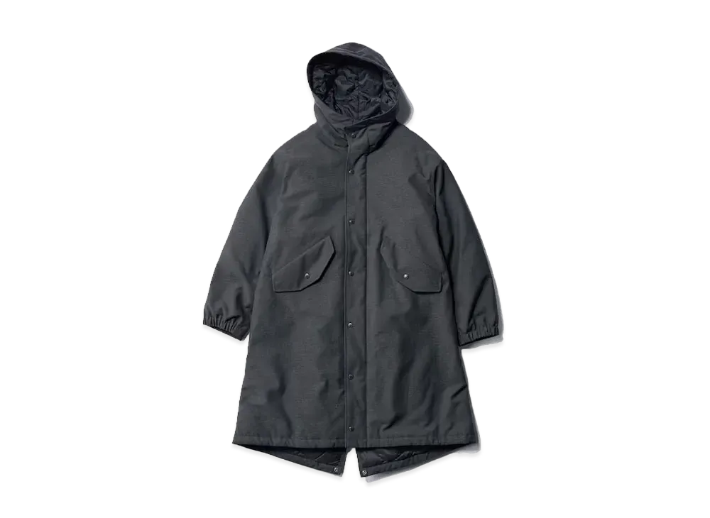 Uniqlo x Engineered Pufftech Hooded Coat (Heattech) "Dark Gray"