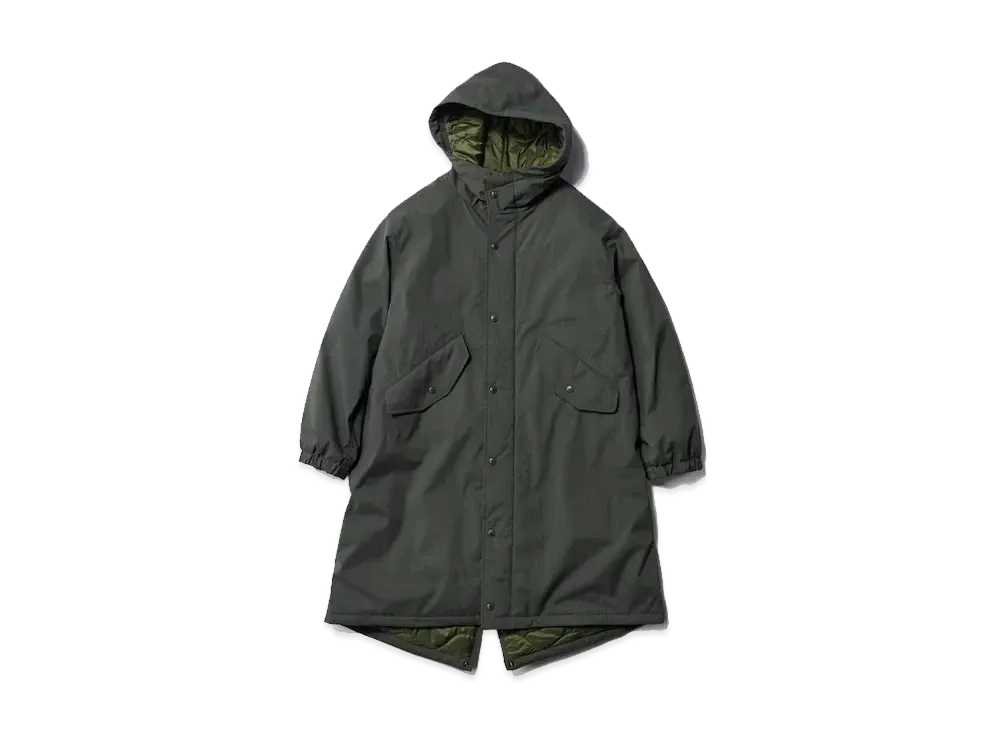 Uniqlo x Engineered Pufftech Hooded Coat (Heattech) "Dark Green"