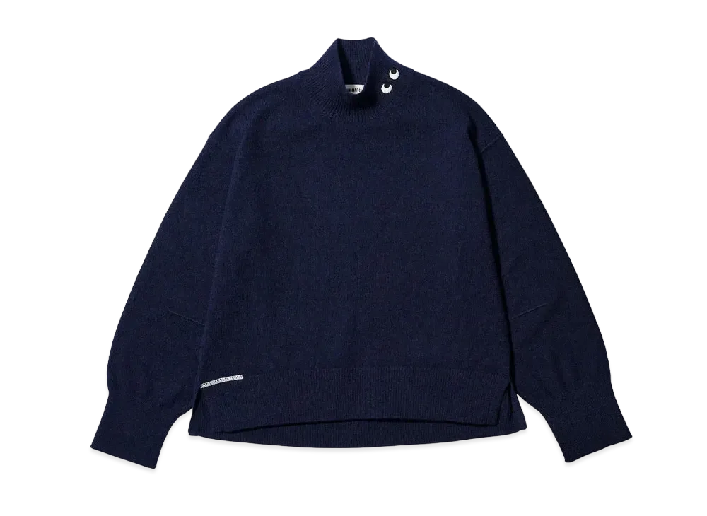 Uniqlo X Anya Hindmarch Cashmere High Neck Sweater "Navy"