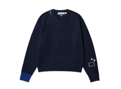 Uniqlo X Anya Hindmarch Premium Lamb Crew Neck Sweater "Navy"