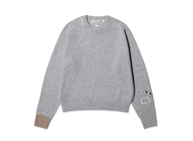 Uniqlo X Anya Hindmarch Premium Lamb Crew Neck Sweater "Light Gray"