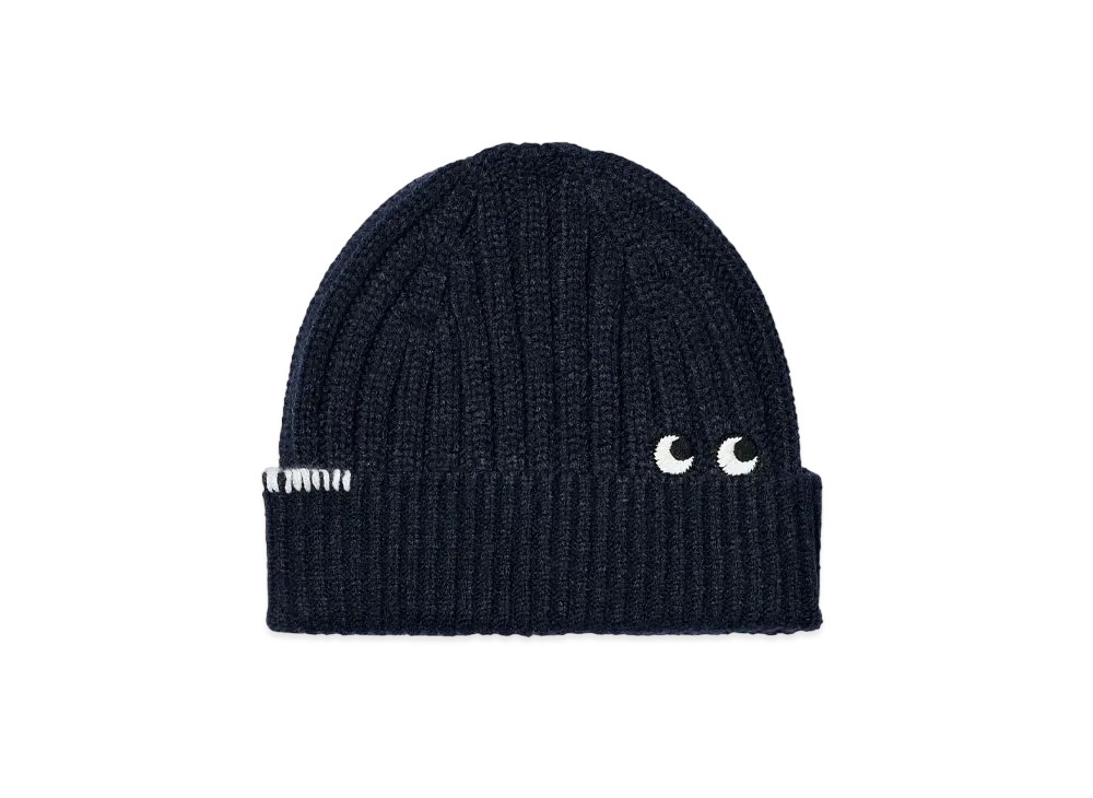 Uniqlo X Anya Hindmarch Heattech Knit Beanie "Navy"
