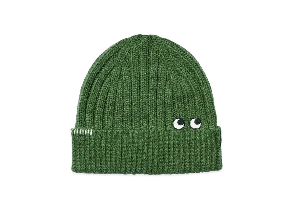 Uniqlo X Anya Hindmarch Heattech Knit Beanie "Green"