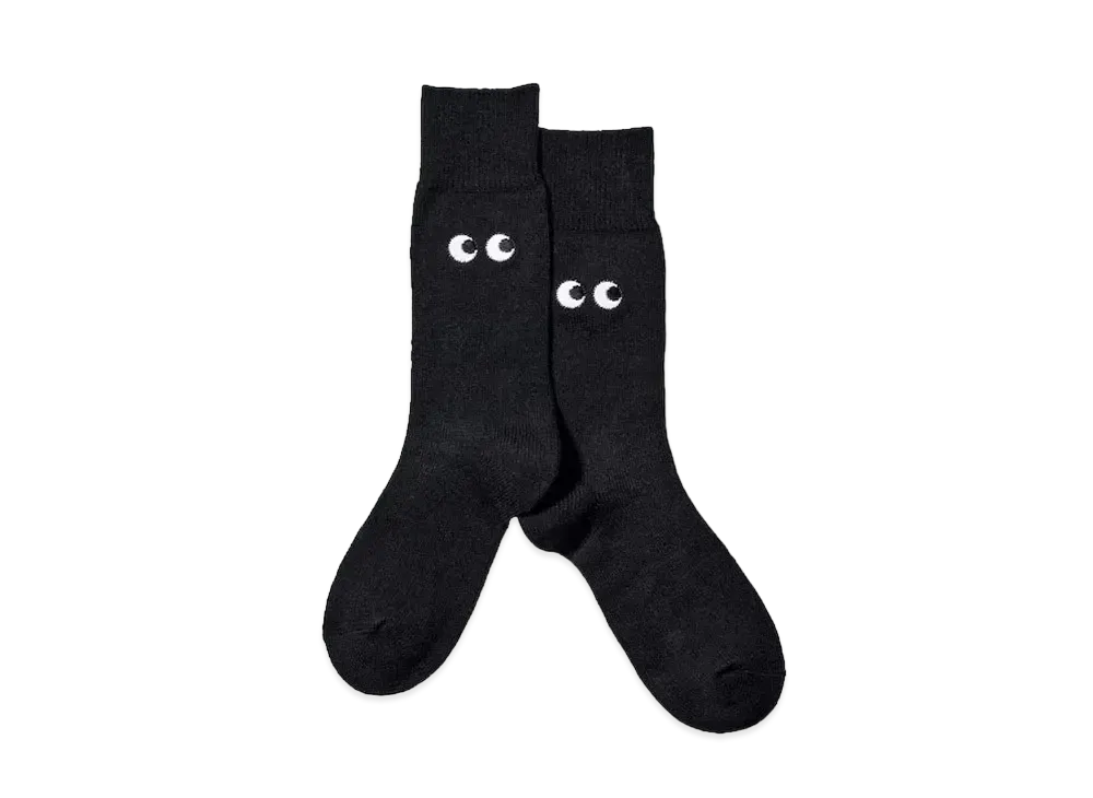 Uniqlo X Anya Hindmarch Heattech Socks "Black"