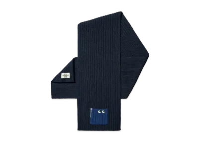 Uniqlo X Anya Hindmarch Heattech Knit Muffler "Navy"