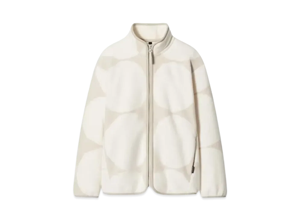 Uniqlo x Marimekko Fleece Full Zip Jacket "Light Gray"