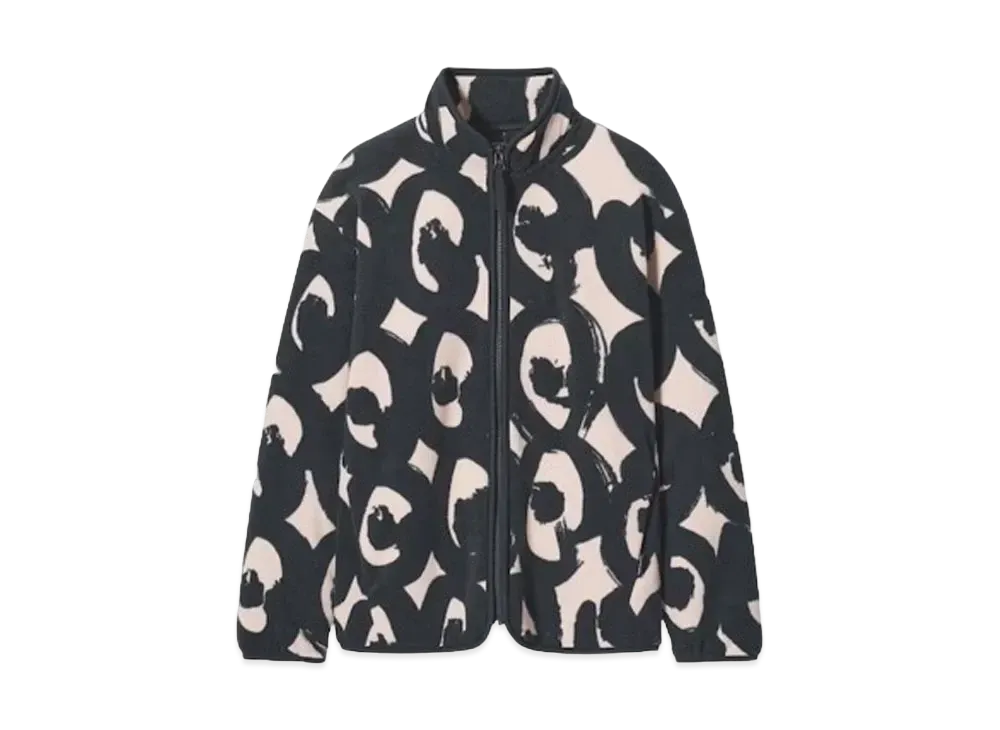 Uniqlo x Marimekko Fleece Full Zip Jacket "Black"