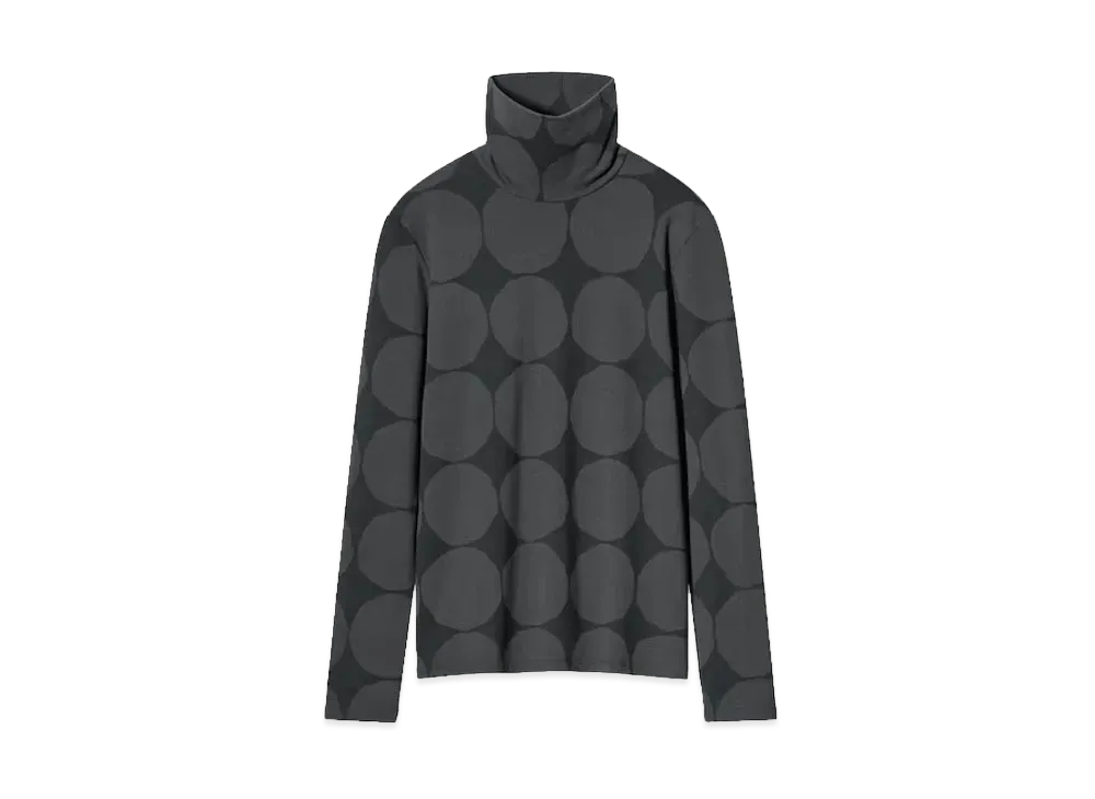 Uniqlo x Marimekko Heattech Turtleneck T "Dark Gray"