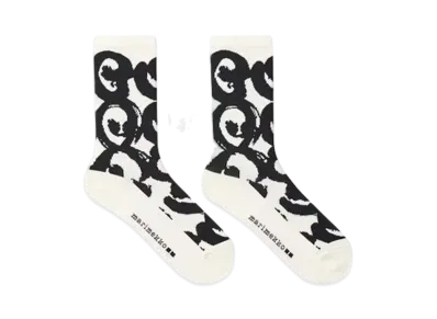 Uniqlo x Marimekko Heattech Socks "Black"
