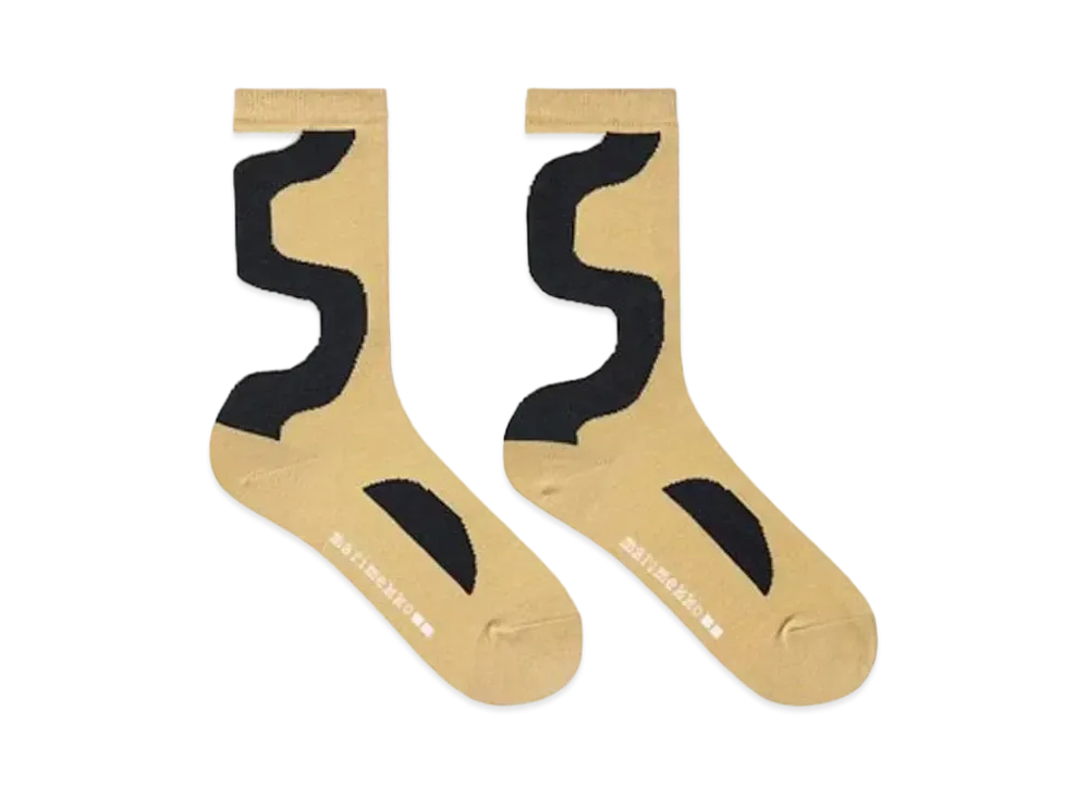 Uniqlo x Marimekko Heattech Socks "Beige"