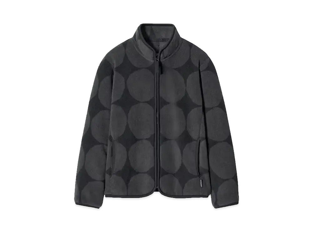 Uniqlo x Marimekko Fleece Jacket Kids "Dark Gray"
