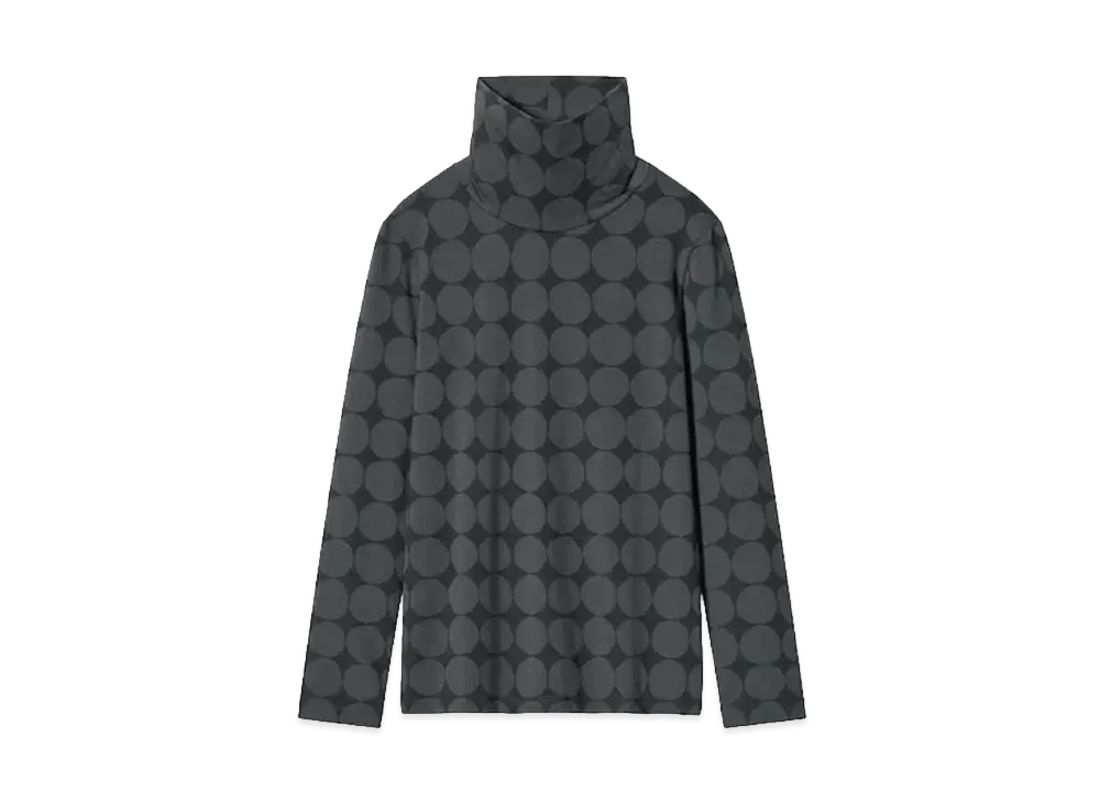 Uniqlo x Marimekko Heattech Turtleneck T Kids "Dark Gray"