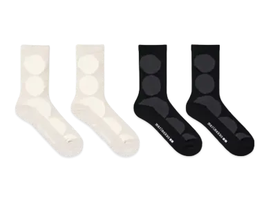 Uniqlo x Marimekko Heattech Socks Kids (2Pairs) "Light Gray"